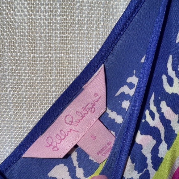 Very HTF Lilly Pulitzer Rene Silk Handkerchief Dress Size S Multi Jam Out NWT - Picture 14 of 16